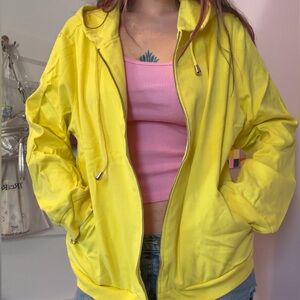 Diane Gilman yellow hoodie